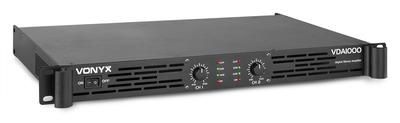  VDA1000 PA Amplifier 1U 2X 500W
