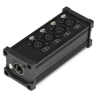CX187 RJ45 To 4x XLR3F Splitter Box