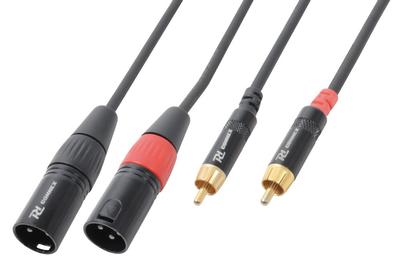 CX66-6 Cable 2xXLR Male-2xRCA Male 6.0m