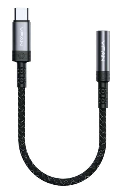 L 12T Vipfan Type-C to 3,5mm F Jack