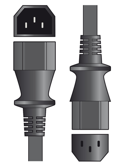 IEC Power Cable Extension - 5 meters