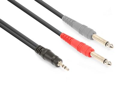 CX332-1 Cable 3.5mm TRS - 2 x 6.3mm 1.5m