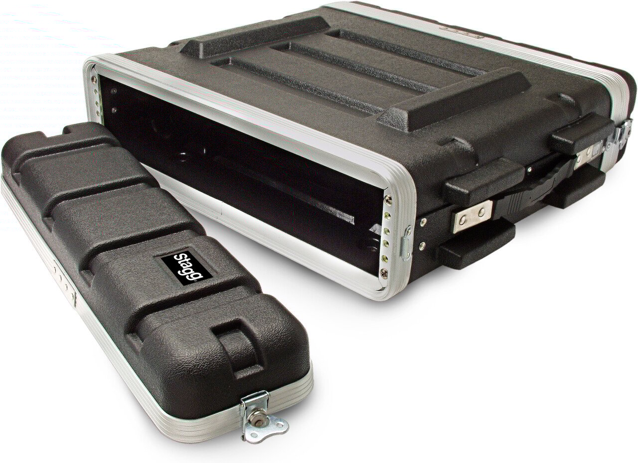 ABS case for 2-unit rack