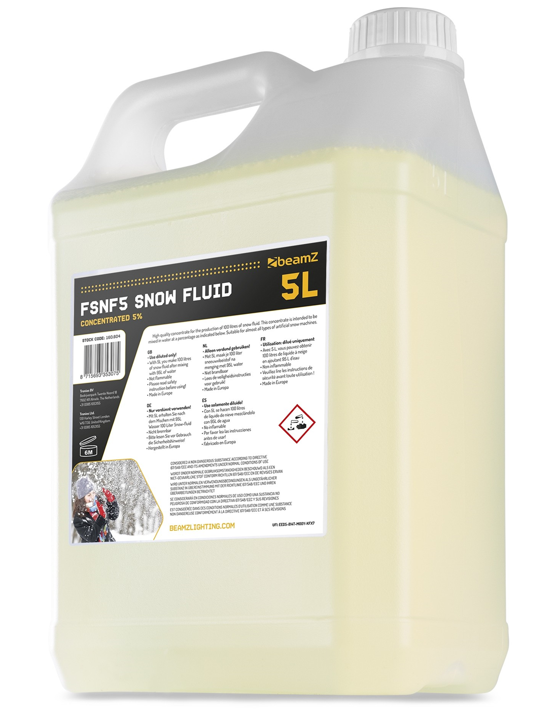 FSNF5 Snow Fluid Concentrate 5%