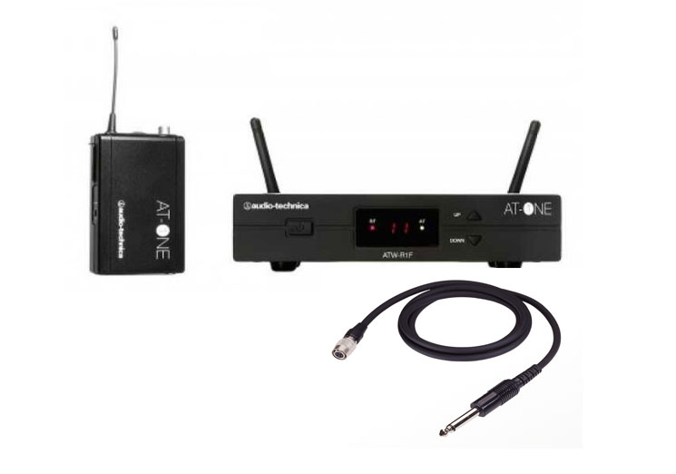 ATW-11DE3 Beltpack System with AT-GCW Guitar Input Cable for Wireless