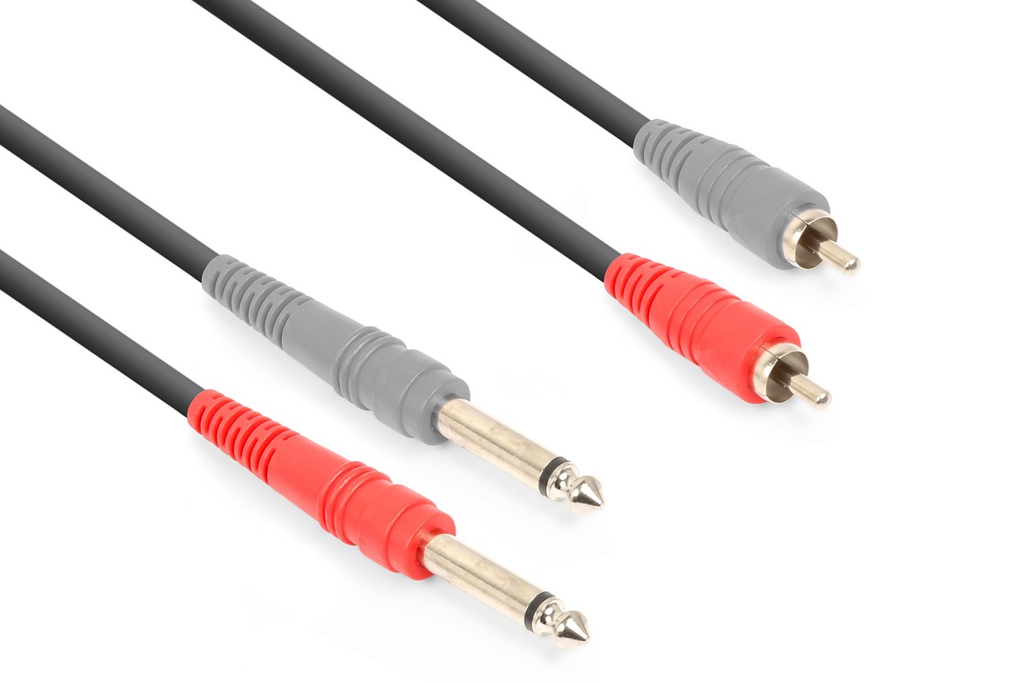 CX324-1 Cable 2X 6.3 TS - 2XRCA MALE 1.5m