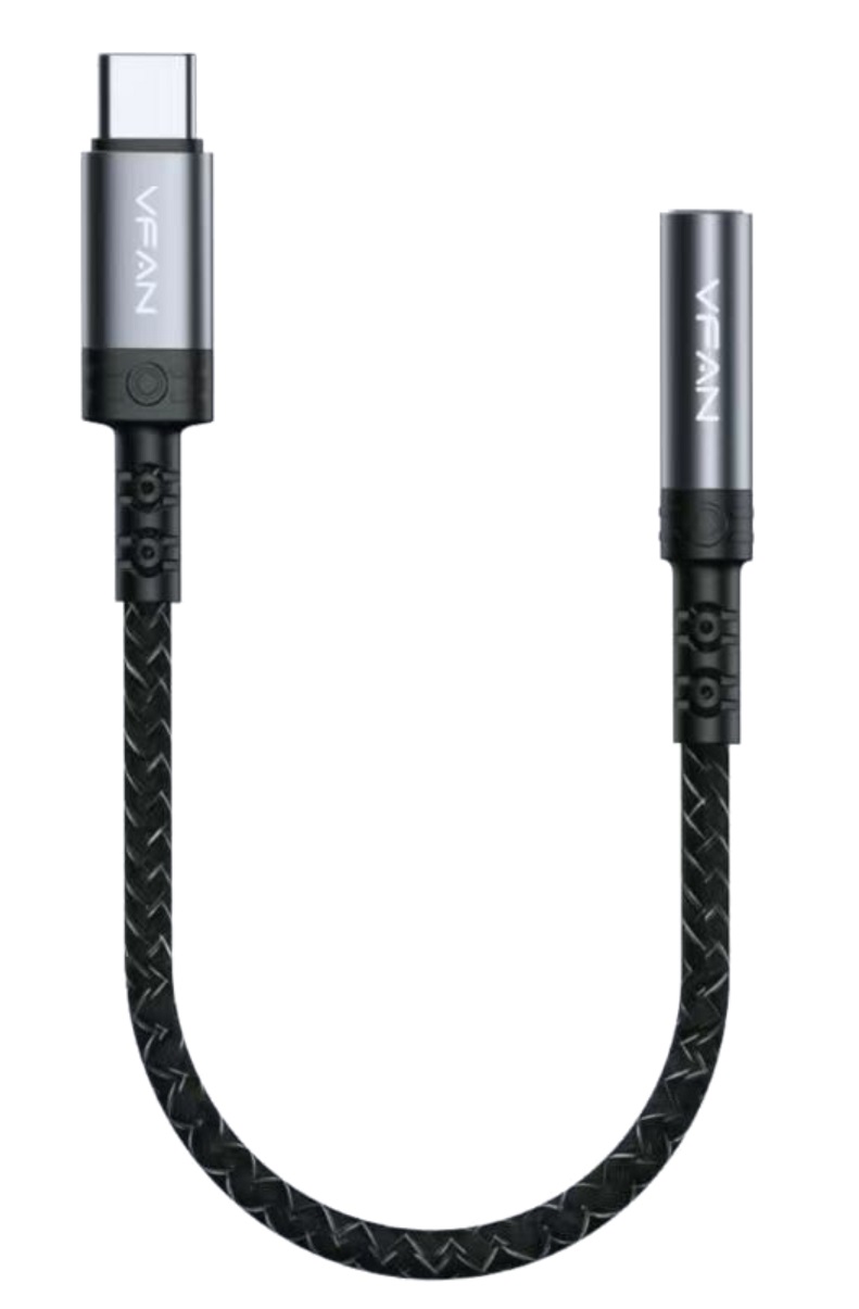 L 12T Vipfan Type-C to 3,5mm F Jack