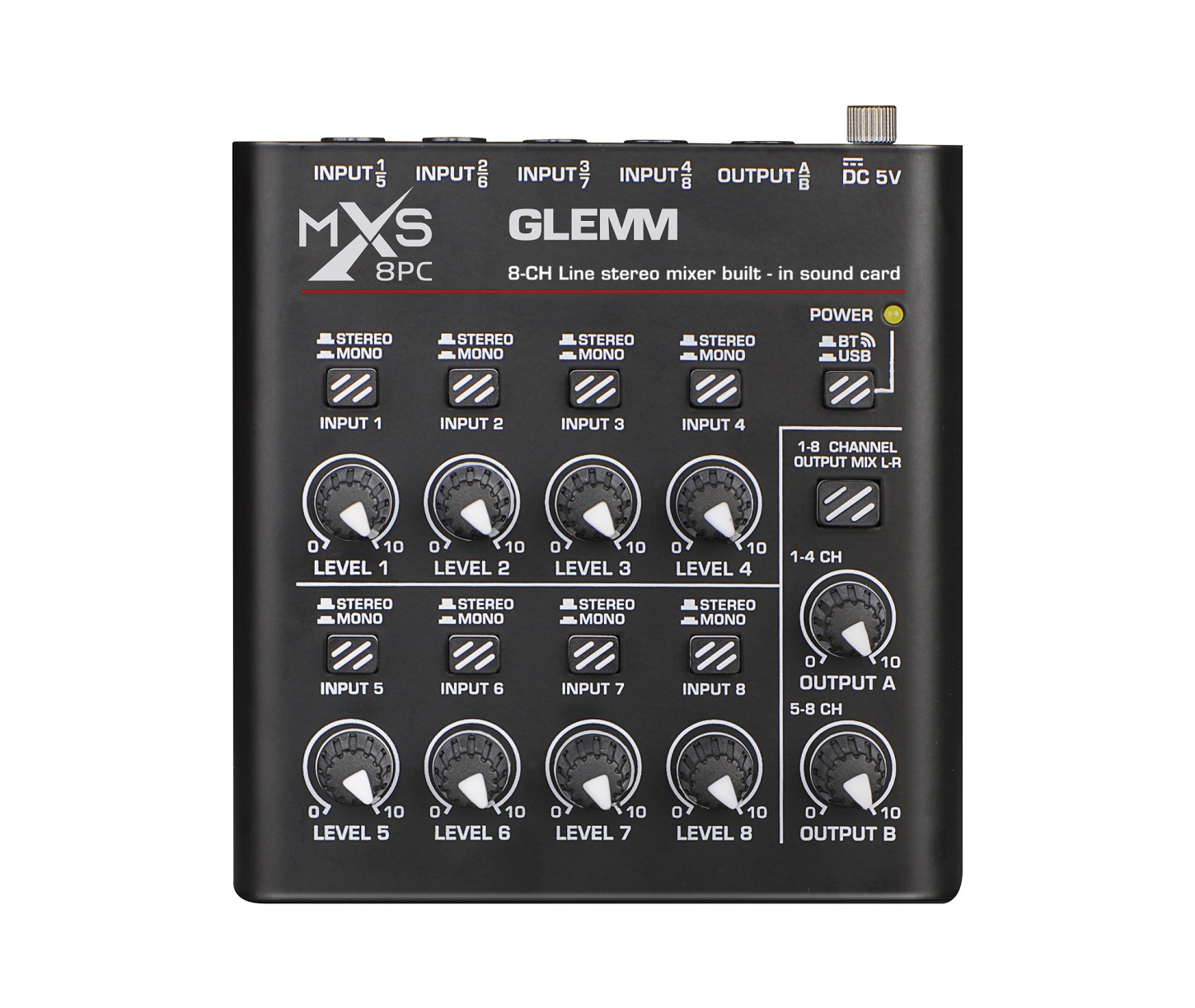 MXS 8PC Microphone Mixer