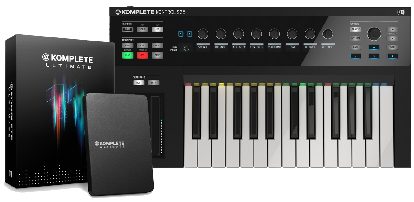 Komplete Kontrol S25 & Komplete 11 Ultimate Bundle - Cyprus