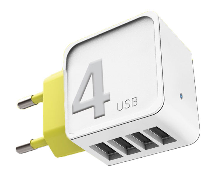 RWC 0236-W USB Charger 4 Ports 