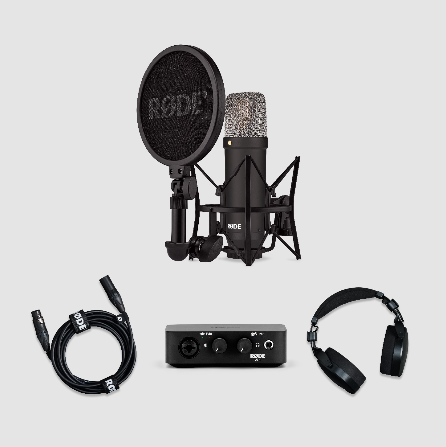NT1 signature series Black, AI1, NTH-100 Bundle