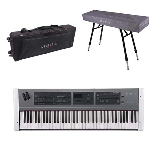 Bundle with Dexibell Vivo Stage S-3 - Ex Demo, DX BAG73 and DX-COVER73