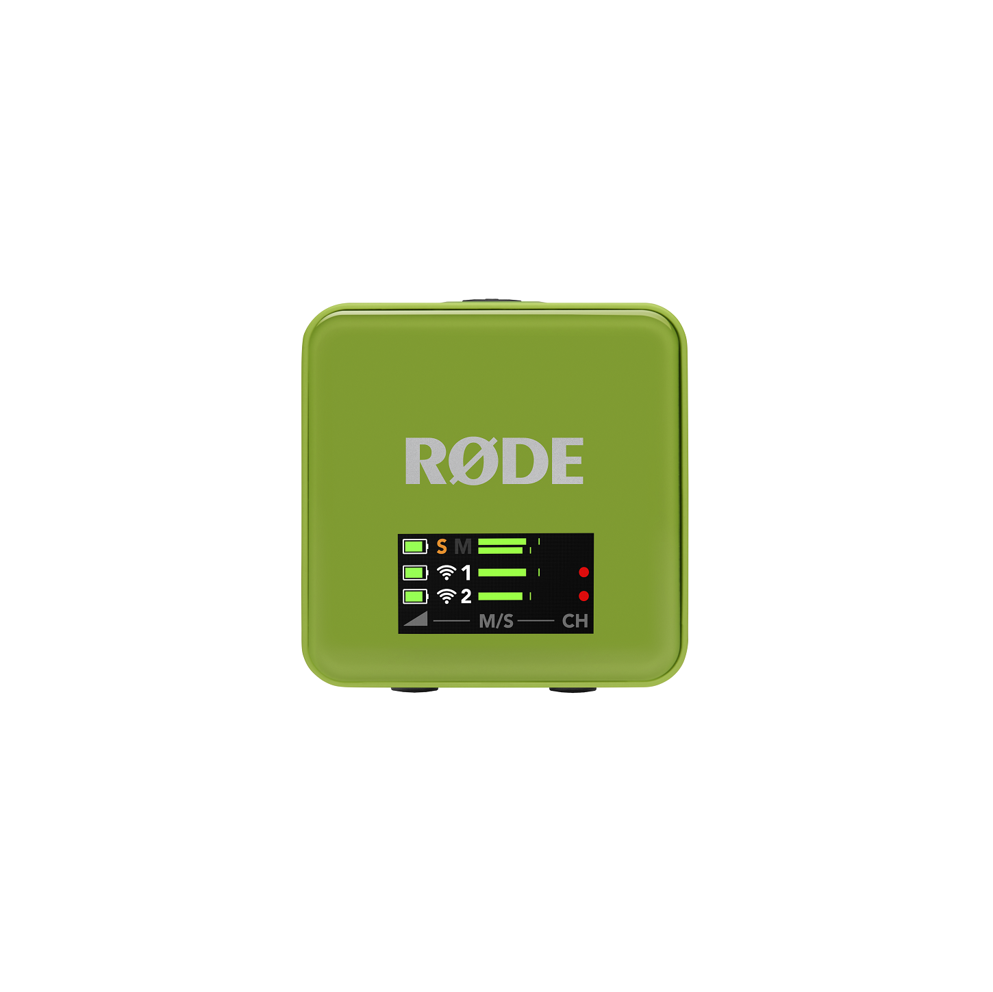 rode wireless gen gen III green RX front 4000x4000 rgb