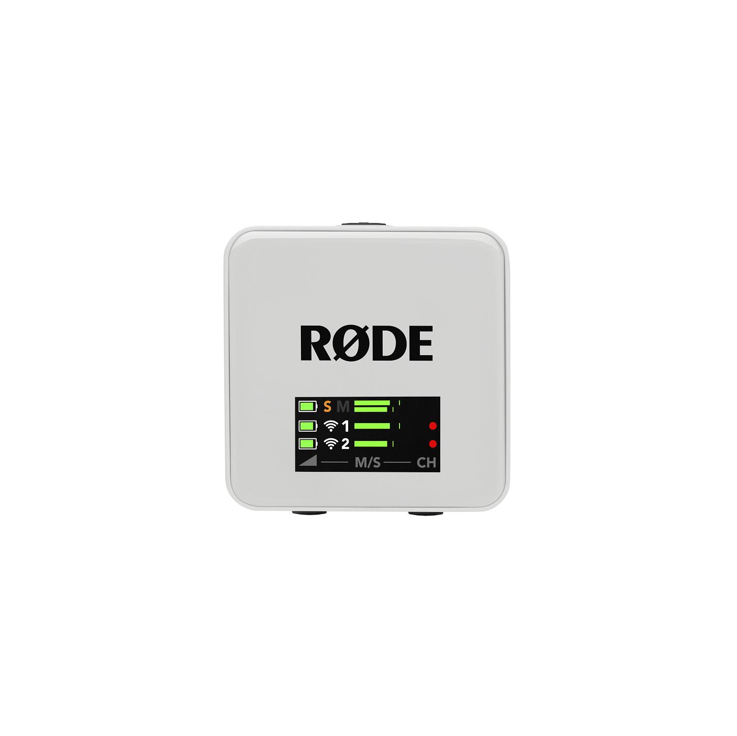 rode wireless go gen III white RX front 4000x4000 rgb