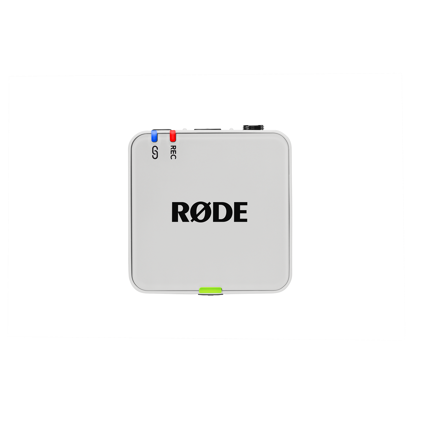 rode wireless go gen III white TX front 4000x4000 rgb