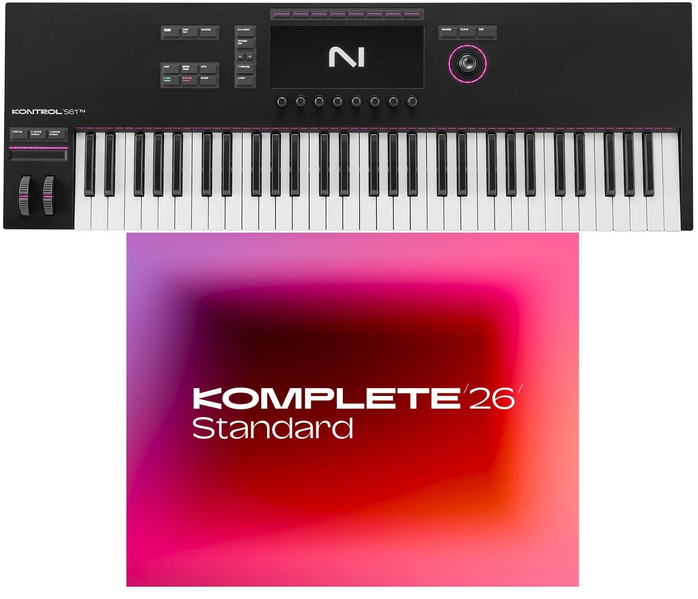 Komplete Kontrol S61 and Komplete 26 Standard Bundle