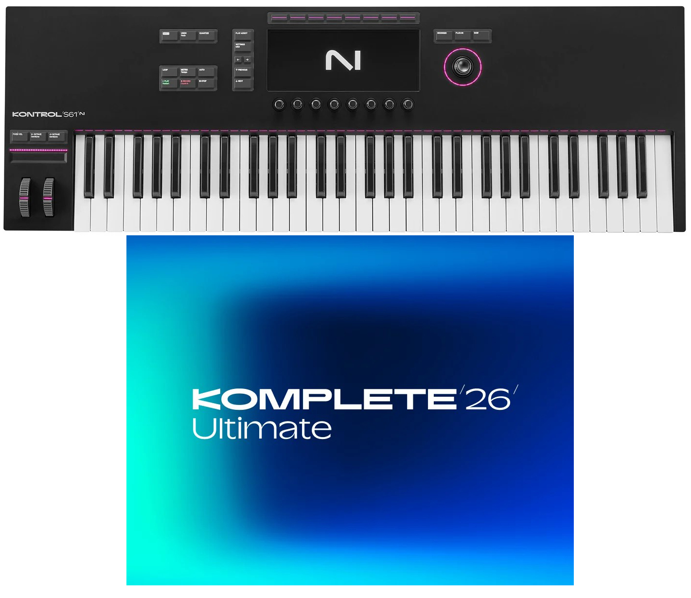 Komplete Kontrol S61 and Komplete Ultimate 26 Bundle 